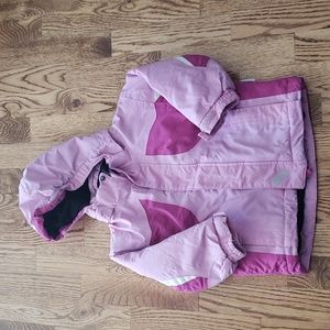 (2T) Etirel Waterproof Color Block Winter Jacket Cozy Outdoor Breathable Athlete